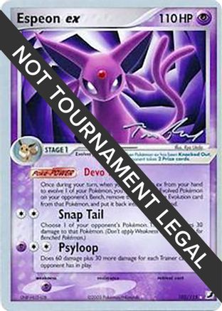 Espeon ex - 2007 (Tom Roos) 102  World Championship Decks