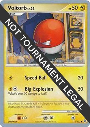Voltorb - 2008 (Tristan Robinson) 117  World Championship Decks