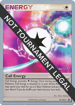 Call Energy - 2009 (Jason Martinez) 092  World Championship Decks