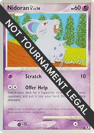 Nidoran F - 2009 (Jason Martinez) 071  World Championship Decks