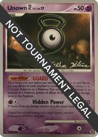 Unown [G] - 2009 (Stephen Silvestro) 057  World Championship Decks