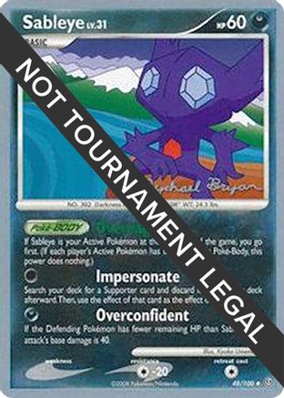 Sableye - 2010 (Mychael Bryan) 048  World Championship Decks