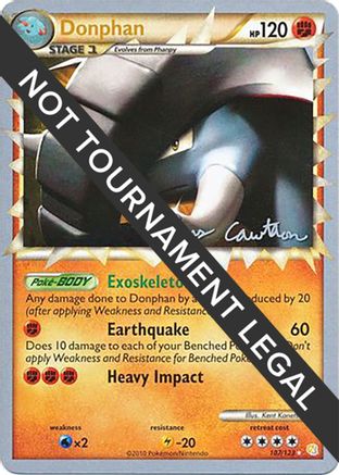 Donphan - 2011 (Ross Cawthon) 107  World Championship Decks
