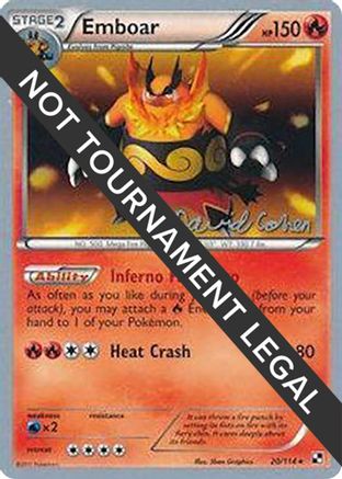 Emboar (David Cohen) 020  World Championship Decks