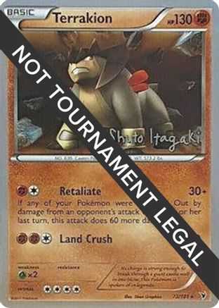 Terrakion - 2012 (Shuto Itagaki) 073  World Championship Decks