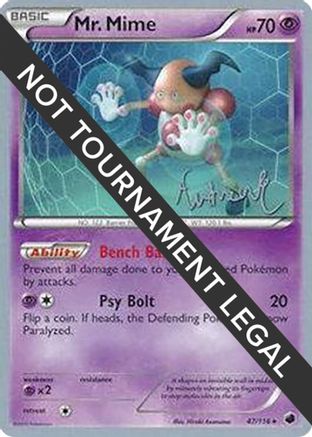 Mr. Mime - 2014 (Andrew Estrada) 047  World Championship Decks