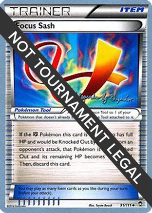 Focus Sash - 2015 (Alejandro Ng-Guzman) 091  World Championship Decks