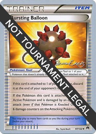 Bursting Balloon - 2016 (Jesper Eriksen) 097  World Championship Decks