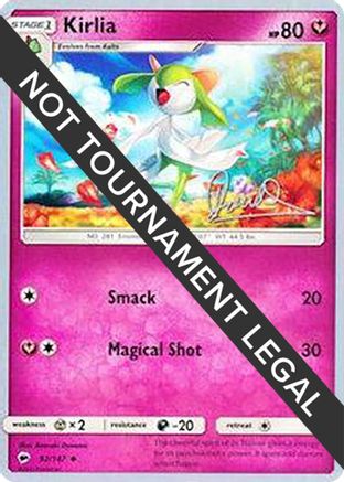 Kirlia - 2017 (Diego Cassiraga) 092  World Championship Decks