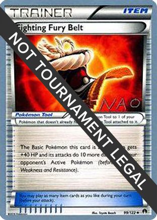 Fighting Fury Belt - 2018 (Naohito Inoue) 099  World Championship Decks