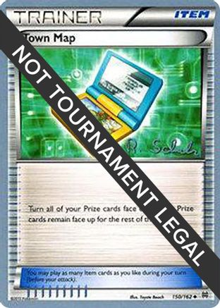 Town Map - 2018 (Robin Schulz) 150  World Championship Decks