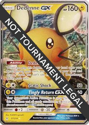 Dedenne GX - 2019 (Henry Brand) 057  World Championship Decks