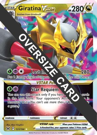 Giratina VSTAR 131  - Holofoil Jumbo Cards
