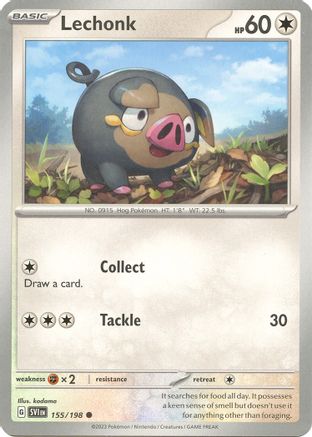 Lechonk 155/198 Scarlet & Violet Base Set
