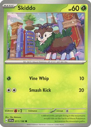 Skiddo 011/198 Scarlet & Violet Base Set