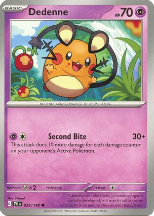 Dedenne 095/198 - Reverse Holofoil Scarlet & Violet Base Set