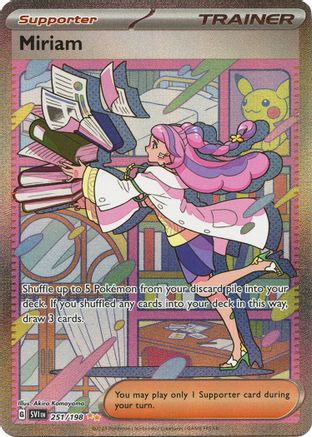 Miriam 251/198 - Holofoil Scarlet & Violet Base Set