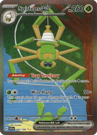 Spidops ex 243/198 - Holofoil Scarlet & Violet Base Set