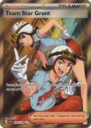 Team Star Grunt 242/198 - Holofoil Scarlet & Violet Base Set