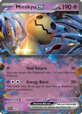Mimikyu ex 004  - Holofoil SV Scarlet & Violet Promo Cards
