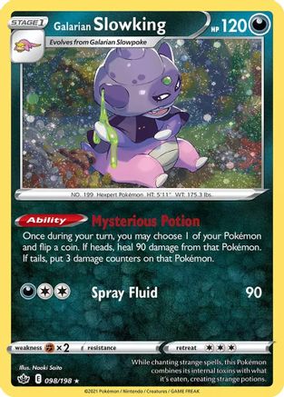 Galarian Slowking (Cosmos Holo) 098/198  - Holofoil Miscellaneous Cards & Products