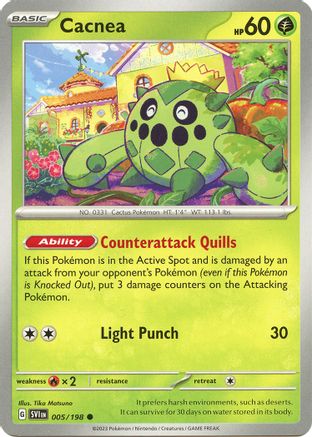 Cacnea 005/198 Scarlet & Violet Base Set