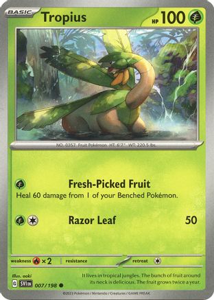 Tropius 007/198 Scarlet & Violet Base Set