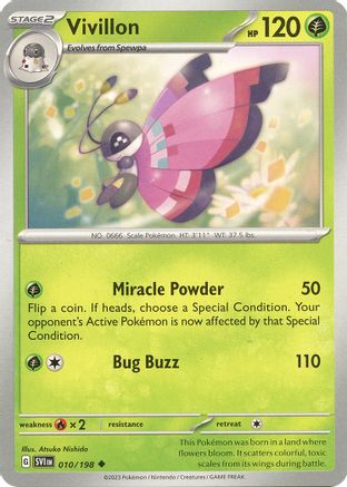Vivillon 010/198 Scarlet & Violet Base Set