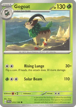 Gogoat 012/198 Scarlet & Violet Base Set