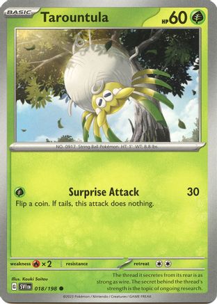 Tarountula 018/198 Scarlet & Violet Base Set