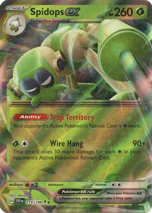 Spidops ex 019/198 - Holofoil Scarlet & Violet Base Set