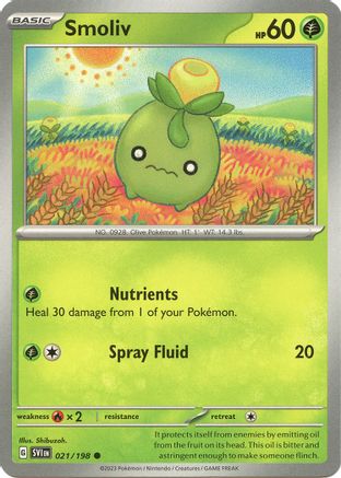 Smoliv 021/198 Scarlet & Violet Base Set