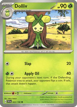 Dolliv 022/198 Scarlet & Violet Base Set