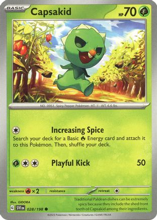 Capsakid 028/198 Scarlet & Violet Base Set