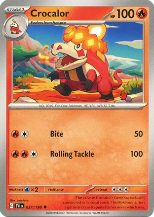 Crocalor 037/198 Scarlet & Violet Base Set