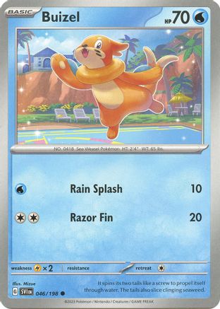 Buizel 046/198 - Reverse Holofoil Scarlet & Violet Base Set