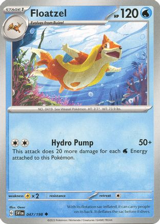 Floatzel 047/198 Scarlet & Violet Base Set