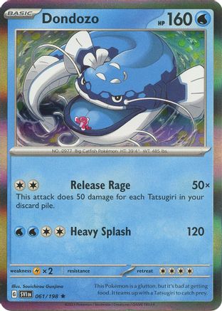 Dondozo 061/198 - Reverse Holofoil Scarlet & Violet Base Set