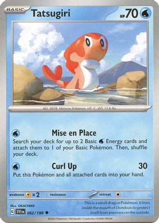Tatsugiri 062/198 Scarlet & Violet Base Set