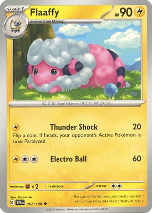 Flaaffy 067/198 - Reverse Holofoil Scarlet & Violet Base Set