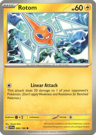 Rotom 069/198 Scarlet & Violet Base Set