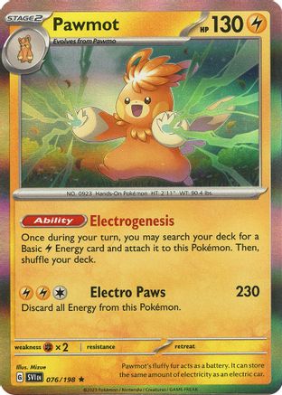 Pawmot 076/198 - Holofoil Scarlet & Violet Base Set