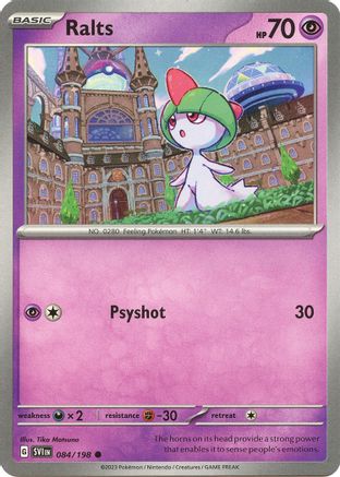 Ralts 084/198 - Reverse Holofoil Scarlet & Violet Base Set