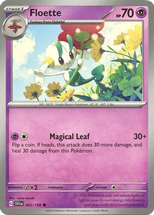 Floette 092/198 Scarlet & Violet Base Set