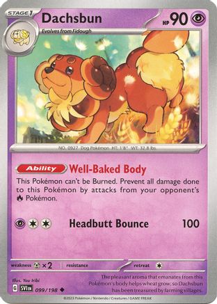 Dachsbun 099/198 Scarlet & Violet Base Set