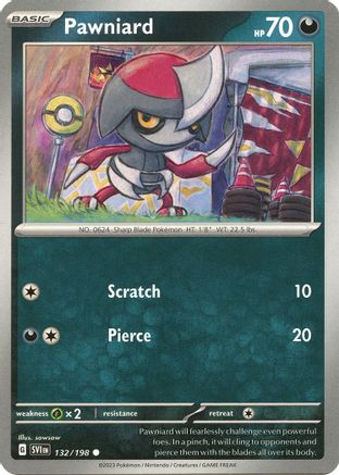 Pawniard 132/198 Scarlet & Violet Base Set