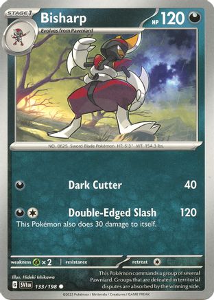 Bisharp 133/198 Scarlet & Violet Base Set