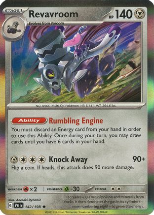 Revavroom 142/198 - Reverse Holofoil Scarlet & Violet Base Set