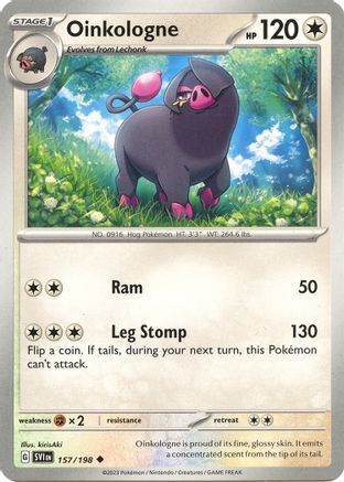 Oinkologne 157/198 Scarlet & Violet Base Set