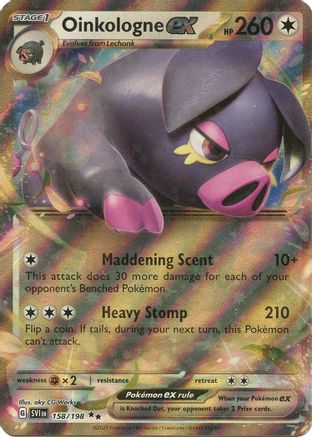 Oinkologne ex 158/198 - Holofoil Scarlet & Violet Base Set